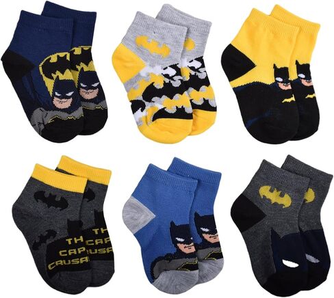 Batman Baby Boys' Quarter Socks in Saudi Arabia