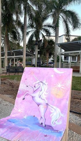 PRIS+SAND Unicorn Quick Dry Beach Towel & Pouch for Kids | Sandproof, Compact Microfiber Towels | Pink - 30" x 60" | Gift for Boys, Girls in Saudi Arabia