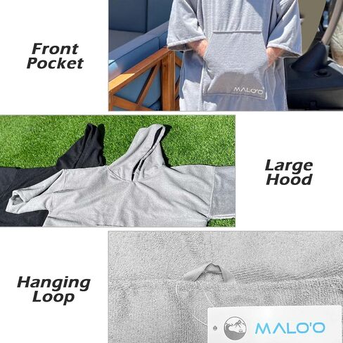Malo'o Avo Microfiber Surf Poncho in Saudi Arabia