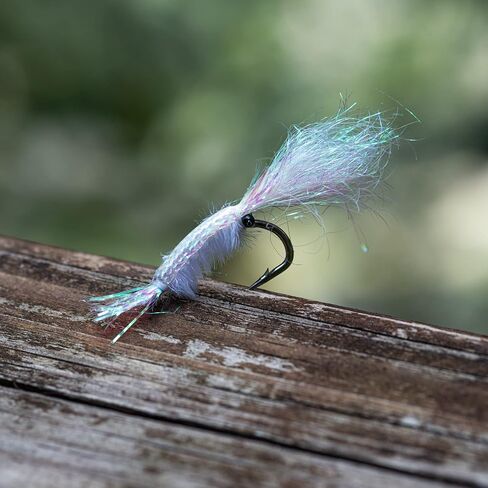 Goture 4pcs Fly Fishing Lure Streamer Assortment Shrimp Fly Fishing Flies 3D Eyes Hand-Tied Fly Flies for Trout Bass Fishing in Saudi Arabia
