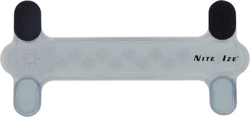 غطاء طوق Nite Ize NiteDog LED - غطاء طوق الكلب المضيء مع ملاءمة عالمية - طوق الكلب المتوهج - أطواق الكلاب المضيئة ليلاً - أطواق المشي ليلاً - وردي مع ضوء LED أحمر in Saudi Arabia