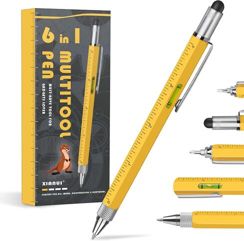 Valentines Day Gifts for Him, Multitool Pen Set 6 in 1 Cool Gadgets, Unique Mens Valentines Gifts for Boyfriend Husband, Personalized Anniversary Birthday Father's Day Gifts Ideas in Saudi Arabia