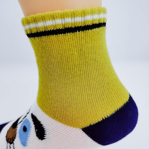 10 ازواج من الجوارب القطنية للاطفال الاولاد الصغار لسن 1-2 سنوات، جوارب روبوت للاطفال القطارات والشاحنات والسيارات، جوارب اطفال مبتكرة in Kuwait