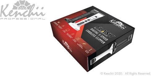 كينشي ماكينة حلاقة لاسلكية رقمية فلاش، اسود لؤلؤي - شفرة 4 في 1، شفرات قابلة للتعديل والفصل in Kuwait