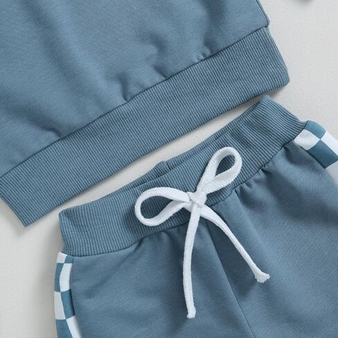 Fall Winter Toddler Baby Boy Clothes Crewneck Sweatshirt+Pants Sweatsuit | Long Sleeve Outfits,0-5 Year Old Boy Clothes,Toddler Infant Little Boy Fall Winter Cute 2pcs Set in Saudi Arabia
