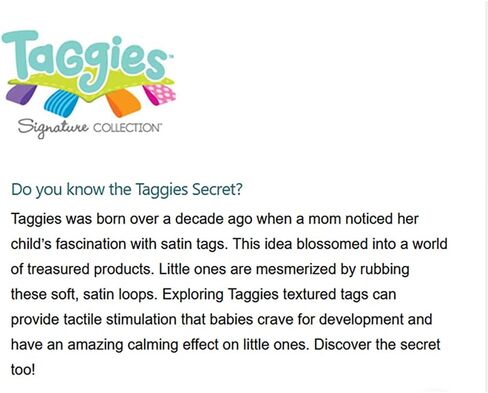 Taggies Original Blanket, 12 X 12", Comfy Peekaboo (41512) in Saudi Arabia