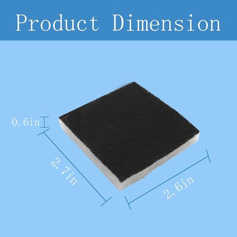 اوليتيو فلتر متوافق مع منفضة سجائر هولمز HAPF7-U8، بما في ذلك موديلات هولمز HAP70 وHAP75 وHAP76 وبولينكس AT100 وAT101 (عبوة من 8 قطع) in Kuwait