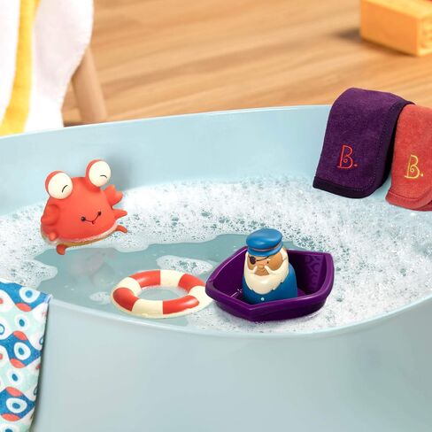 B. toys- B. baby– Baby Bath Toys –Baby Toddler Bath Tub Starter Kit (11-Pcs) For Kids- Wee B. Splashy- 0 months + in Saudi Arabia