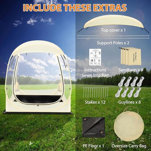 خيمة رياضية مقاومة للطقس من يوركيزر، مأوى فوري للخيمة in Kuwait