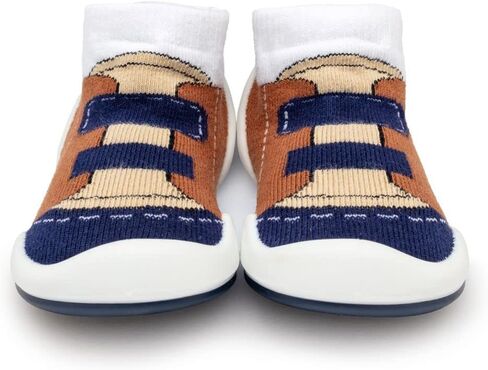 أحذية Komuello للرضع والأطفال الصغار، مشاية أولى قابلة للسحب، جزء سفلي غير قابل للانزلاق، قطن ناعم، أحذية جورب ممتازة - مشاية in Kuwait