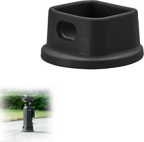 ZLMC حامل سطح المكتب من السيليكون غير القابل للانزلاق لـ DJI Osmo Pocket 3، خفيف الوزن وصغير الحجم، ملحقات OSMO Pocket 3 (أسود) in Kuwait