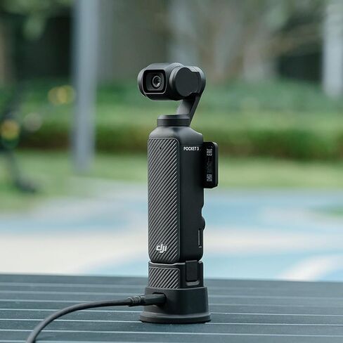 ZLMC حامل سطح المكتب من السيليكون غير القابل للانزلاق لـ DJI Osmo Pocket 3، خفيف الوزن وصغير الحجم، ملحقات OSMO Pocket 3 (أسود) in Kuwait