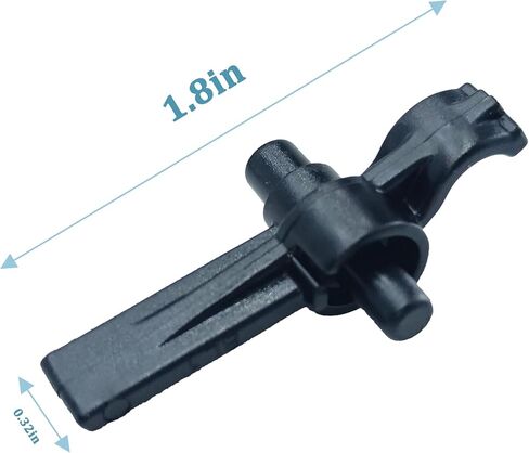 Follde 90605748 بديل لـ DeWalt وBlack & Decker مشبك أنبوب مفتاح الربط يناسب CMEBL712 DCBL722B DCBL723P1 (قطعتان) in Kuwait