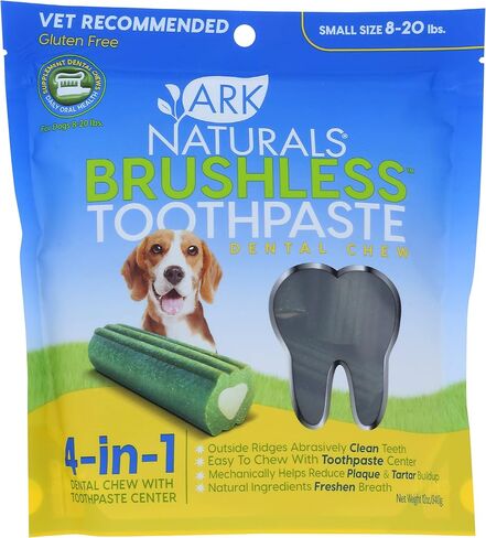 Ark Naturals Brushless Toothpaste for Dogs Dental Health Small 12 oz Pack of 6 in Kuwait