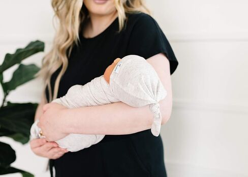 Copper Pearl Baby Beanie Hat Top Knot Stretchy Soft Oat in Kuwait