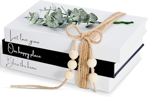 Decorative Books - Stack of Books for Home Decor Display and Living Room Coffee Table Decoration - Real Pages, Accessories and Quotes. Dimensions: 9.06"x 6.02"x 3.42" in Saudi Arabia