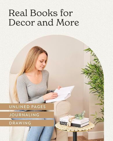 Decorative Books - Stack of Books for Home Decor Display and Living Room Coffee Table Decoration - Real Pages, Accessories and Quotes. Dimensions: 9.06"x 6.02"x 3.42" in Saudi Arabia