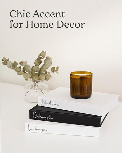 Decorative Books - Stack of Books for Home Decor Display and Living Room Coffee Table Decoration - Real Pages, Accessories and Quotes. Dimensions: 9.06"x 6.02"x 3.42" in Saudi Arabia