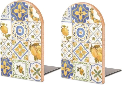 NFGSE البطاقة السحرية الذهبية الغامضة نجوم القمر الخشبية غير القابلة للانزلاق ينتهي كتاب ديكور المنزل 1 زوج / 2 قطعة نهايات الكتاب تدعم كتب المكتبة والأفلام وأقراص DVD والمجلات وألعاب الفيديو in Kuwait