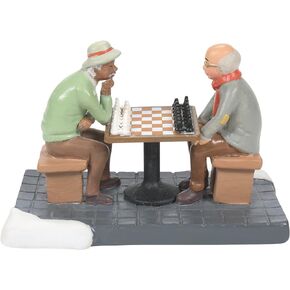 Department 56 Christmas in The City Village Accessories Perhaps The Queen's Gambit Figurine, 2.17 Inch, Multicolor in Saudi Arabia