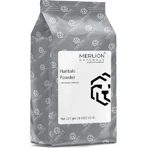 MERLION NATURALS Haritaki Powder Terminalia chebula | 227gm / 8OZ in Kuwait