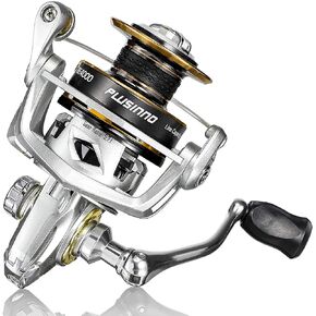 بكرة صيد PLUSINNO، 5.7:1 بكرة دوارة عالية السرعة، 9 + 1BB، نظام سحب ممتاز مع سحب أقصى 17-22 رطل، إطار جرافيت خفيف الوزن وقوي للغاية، بكرة ألومنيوم CNC للمياه المالحة العذبة in Kuwait