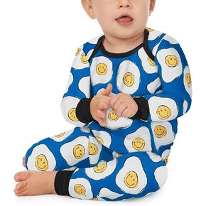 بيجامة BedHead Zappos Print Lab: مجموعة Sunny Side Up PJ (للرضع) in Kuwait
