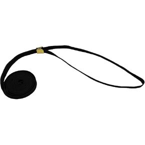 Resco Professional Cordo-Hyde Dog Show Lead, 3/16-Inch Wide x 56-inch long, Black in Kuwait