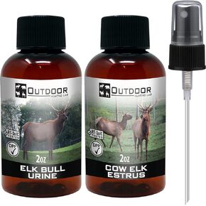 مختبر الصيد في الهواء الطلق بول البقرة إلك شبق - بول البقرة إلك شبق للصيد - مزيل رائع للرائحة البشرية للصيادين - طعم بول الأيائل النقي والطازج - يجب أن يكون له رائحة إلك البقر للصيد in Kuwait