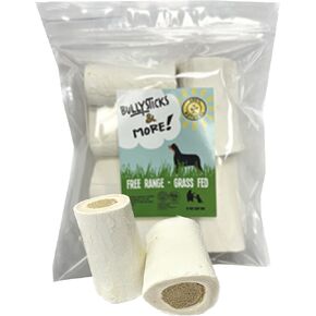 BULLYSTICKS & MORE عظام محشوة للكلاب - عظام الكلاب المحشوة - طويلة الأمد (زبدة الفول السوداني ولحم الخنزير المقدد والعظام المحشوة للكلاب) (زبدة الفول السوداني، 2-3 بوصة - 5 قطع) in Kuwait