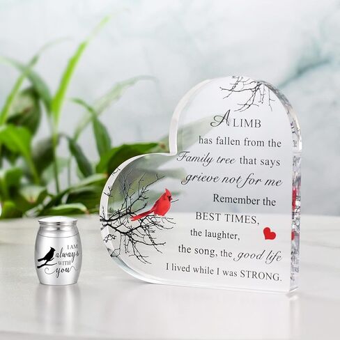 Small Urns for Human Ashes Adult Female Memorial Gifts for Loss of Mother Medium Urns for Human Ashes Keepsake Urns for Human Ashes-Cardinal Urns in Saudi Arabia