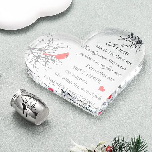 Small Urns for Human Ashes Adult Female Memorial Gifts for Loss of Mother Medium Urns for Human Ashes Keepsake Urns for Human Ashes-Cardinal Urns in Saudi Arabia