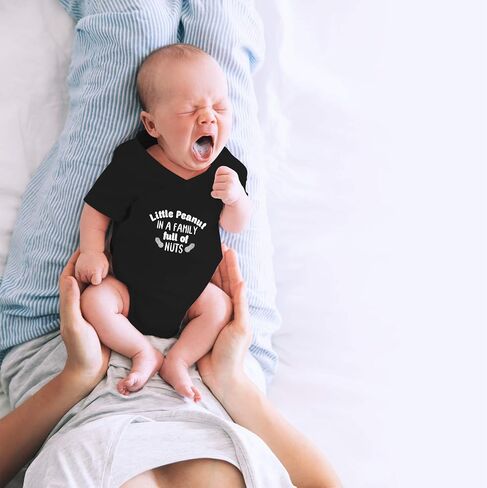 CBTwear Little Peanut - هدايا مضحكة للعائلة الجديدة - بدلة أطفال لطيفة من قطعة واحدة in Saudi Arabia