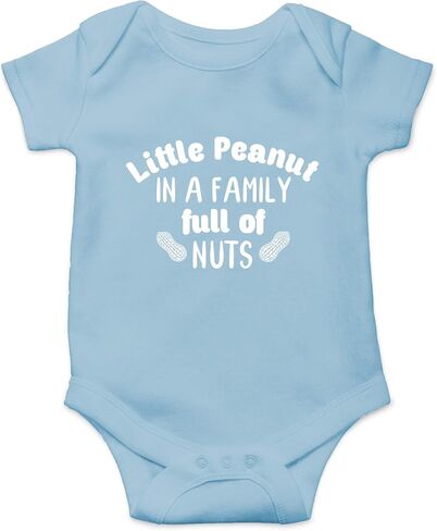 CBTwear Little Peanut - هدايا مضحكة للعائلة الجديدة - بدلة أطفال لطيفة من قطعة واحدة in Saudi Arabia