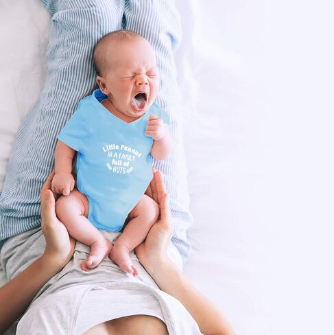CBTwear Little Peanut - هدايا مضحكة للعائلة الجديدة - بدلة أطفال لطيفة من قطعة واحدة in Saudi Arabia