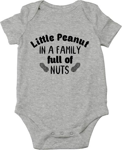 CBTwear Little Peanut - هدايا مضحكة للعائلة الجديدة - بدلة أطفال لطيفة من قطعة واحدة in Saudi Arabia