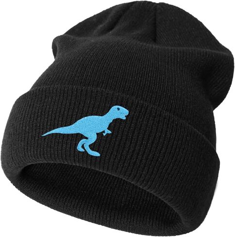 HADM Toddler Boy Beanie Hat Winter Soft Warm Knitted Dinosaur Hat Newborn Skull Cap for Girls Boys 0-8Years in Kuwait