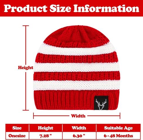 Sarfel Baby Hats Knit Warm Baby Winter Hats Soft Kids Infant Toddler Beanie Baby Beanies for Boys Girls Gifts in Saudi Arabia
