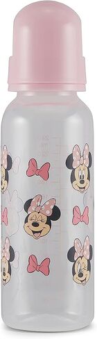 Baby Bottles 9 oz for Boys and Girls| 3 Pack of Disney "Mickey Mouse Pose" Infant Bottles for Newborns and All Babies | BPA-Free Plastic Baby Bottle for Baby Shower in Saudi Arabia
