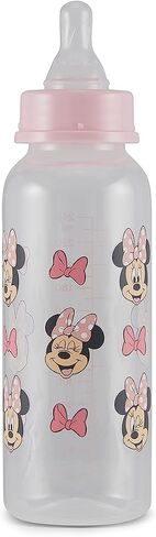 Baby Bottles 9 oz for Boys and Girls| 3 Pack of Disney "Mickey Mouse Pose" Infant Bottles for Newborns and All Babies | BPA-Free Plastic Baby Bottle for Baby Shower in Saudi Arabia