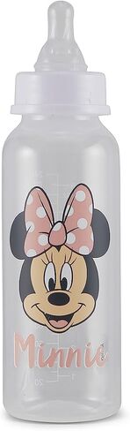 Baby Bottles 9 oz for Boys and Girls| 3 Pack of Disney "Mickey Mouse Pose" Infant Bottles for Newborns and All Babies | BPA-Free Plastic Baby Bottle for Baby Shower in Saudi Arabia