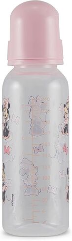Baby Bottles 9 oz for Boys and Girls| 3 Pack of Disney "Mickey Mouse Pose" Infant Bottles for Newborns and All Babies | BPA-Free Plastic Baby Bottle for Baby Shower in Saudi Arabia
