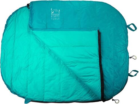 Happy Trails PNW 11 oz Ultralight Dog Sleeping Bag Backpacking—Outdoor Dog Bed for Hiking—Backpacking Gear for Dogs—Dog Hiking Gear—Dog Camping Gear—Packable Sleeping Bag for Dogs—Dog Travel Bed in Saudi Arabia