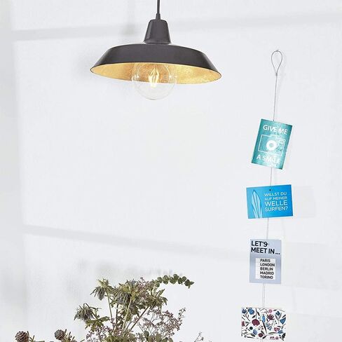 Flushbay 2 حزمة سلك كابل حبل الصور المغناطيسي 1.5 متر / سلك بما في ذلك 8 مغناطيسات صورة بطاقة بريدية معلقة سلك سلسلة عرض الحائط حامل صور للتعليق العمودي (مغناطيس نقي) in Kuwait