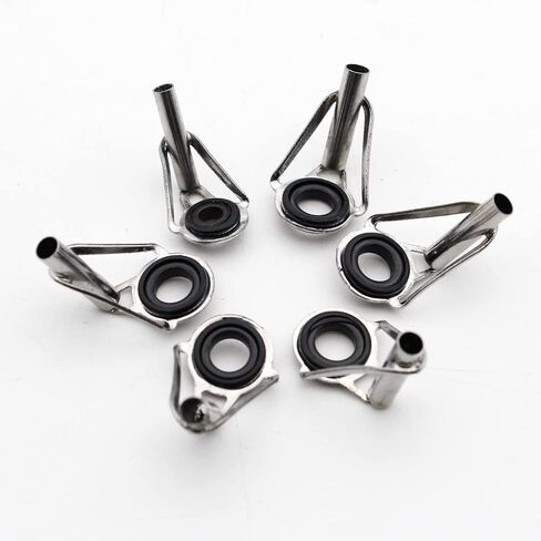 Proximitck Fishing Rod Tip Repair Kit Fishing Rod Tips Stainless Steel Ceramic Ring in Saudi Arabia