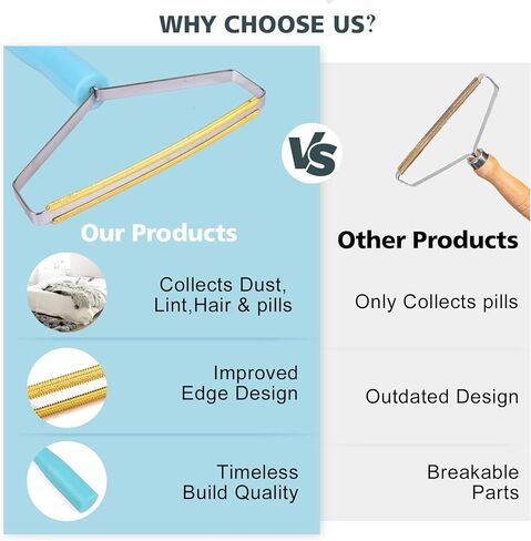 Pet Hair Remover for Couch,Cat Hair Remover,Lint Cleaner Pro Pet Hair，Dog Hair Removal Tool and Clothes Fuzz Rollers Pet Towers Carpet Rake in Saudi Arabia