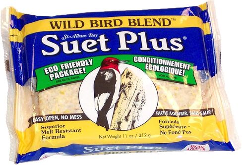 Suet Plus Suet Cakes 12 عبوة من كعك شحم الطيور 11 أونصة (مزيج الطيور البرية) in Kuwait