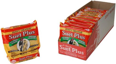 Suet Plus Suet Cakes 12 عبوة من كعك شحم الطيور 11 أونصة (مزيج الطيور البرية) in Kuwait