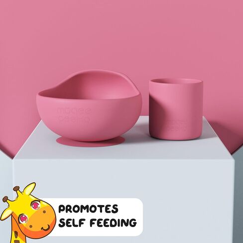 Led Weaning Infant Feeding Set in Green Color for Baby Solid Feeding - Food Grade Silicone (6 Piece Set) in Saudi Arabia
