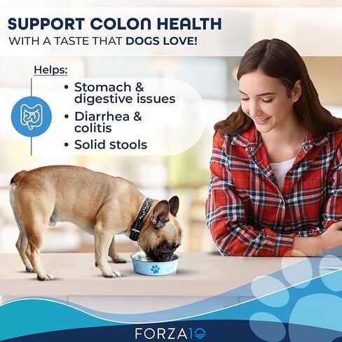 Forza10 Active Colon Support Diet Phase 1 Hydrolyzed Dog Food, Dry Dog Food Helps Dogs with Diarrhea, Colitis and Constipation, Wild Caught Anchovy Protein Flavor, 8 Pound Bag in Kuwait